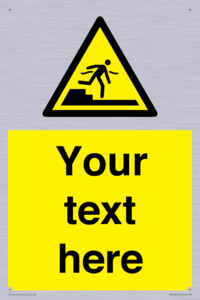 Custom warning Submerged step or steps